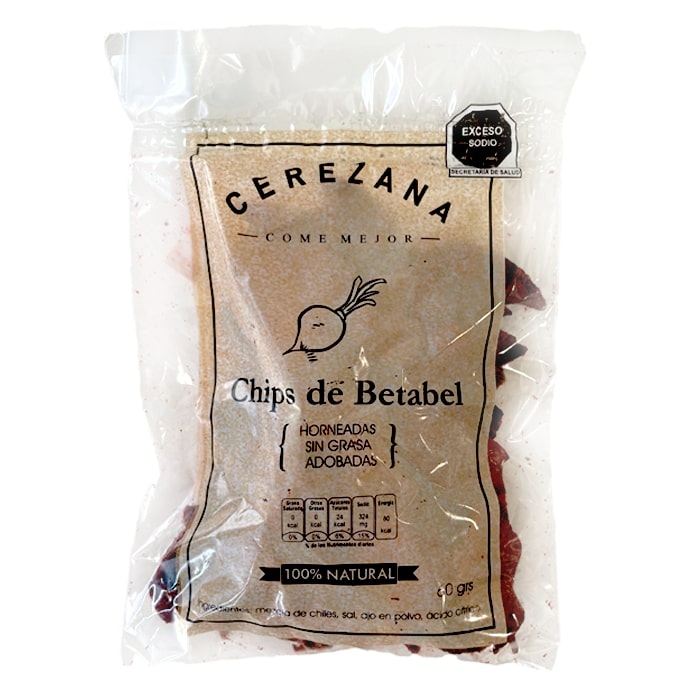 Chips de betabel Cerezana