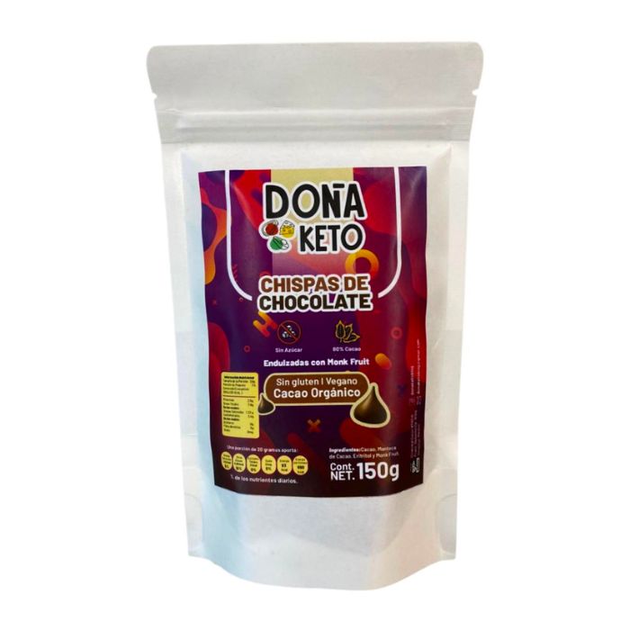 Chispas chocolate doña keto