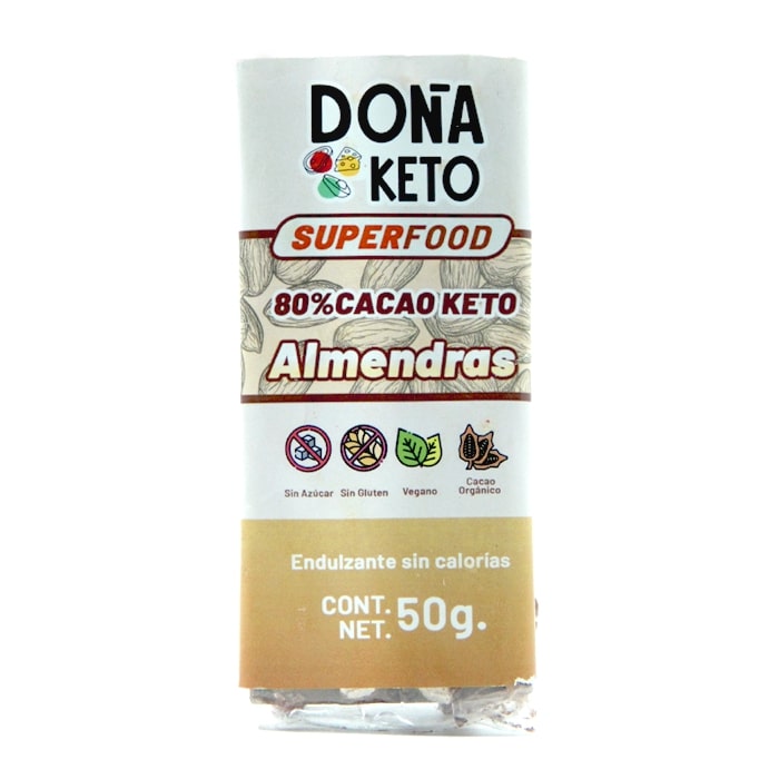 Barra de chocolate con almendra 50g