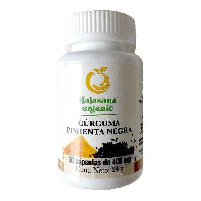 Cápsulas de Cúrcuma/Pimienta negra