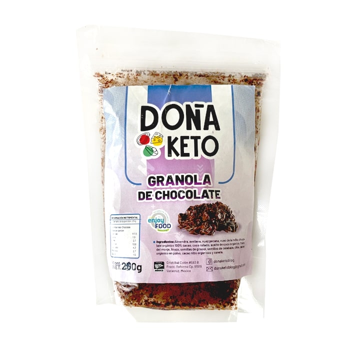 Granola de Chocolate Doña Keto 250g